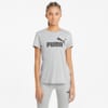 Изображение Puma Футболка Essentials Logo Women's Tee #1: light gray heather