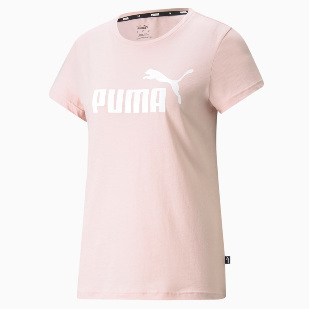 Изображение Puma Футболка Essentials Logo Women's Tee #1: Lotus