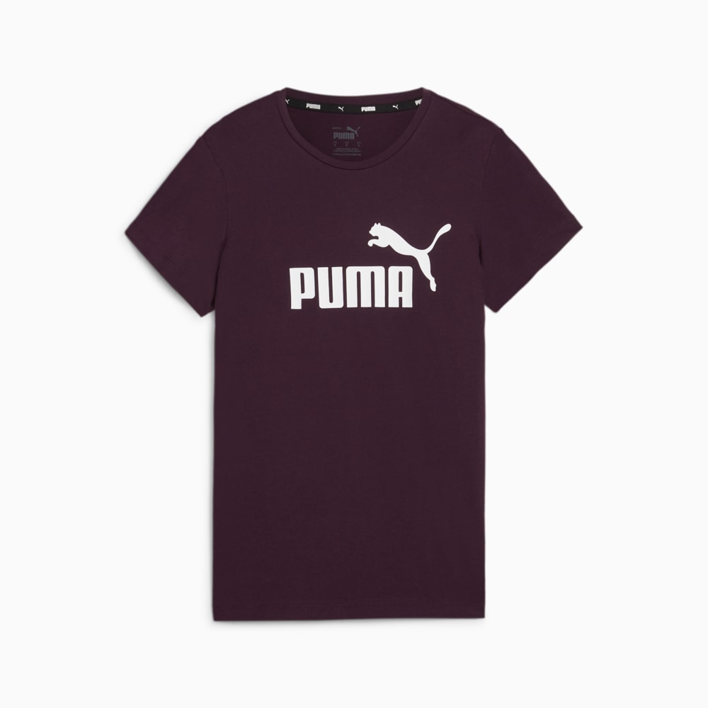 Зображення Puma Футболка Essentials Logo Women's Tee #1: Midnight Plum