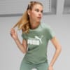 Изображение Puma Футболка Essentials Logo Women's Tee #1: Eucalyptus
