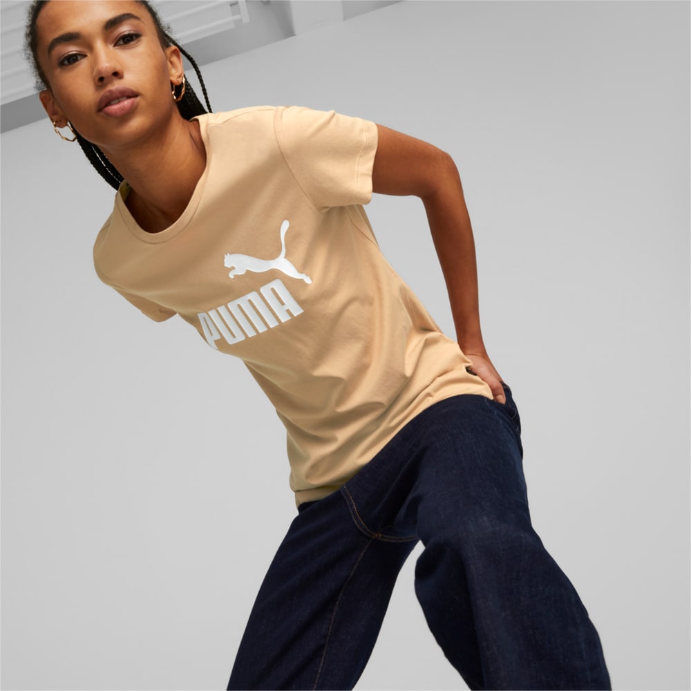 Image PUMA Camiseta Essentials Logo Feminina #1