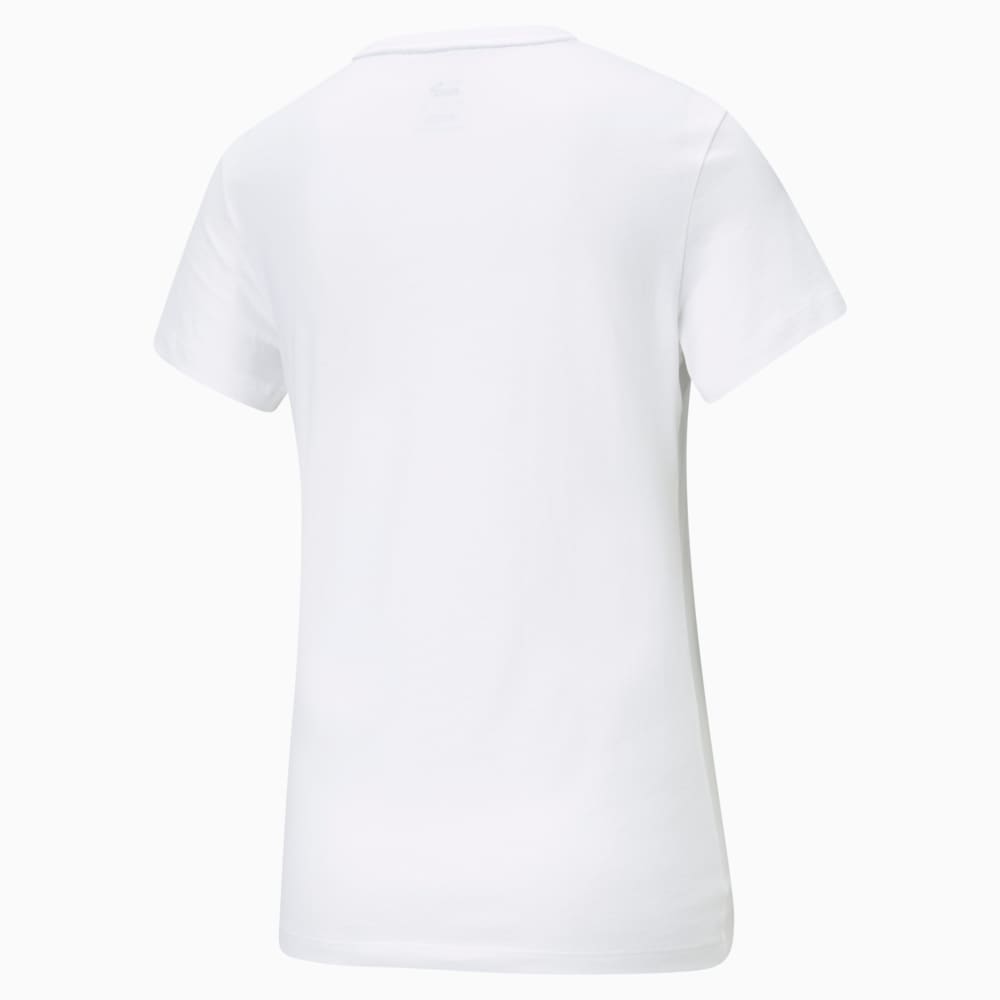 Изображение Puma Футболка Essentials Small Logo Women’s Tee #2: Puma White