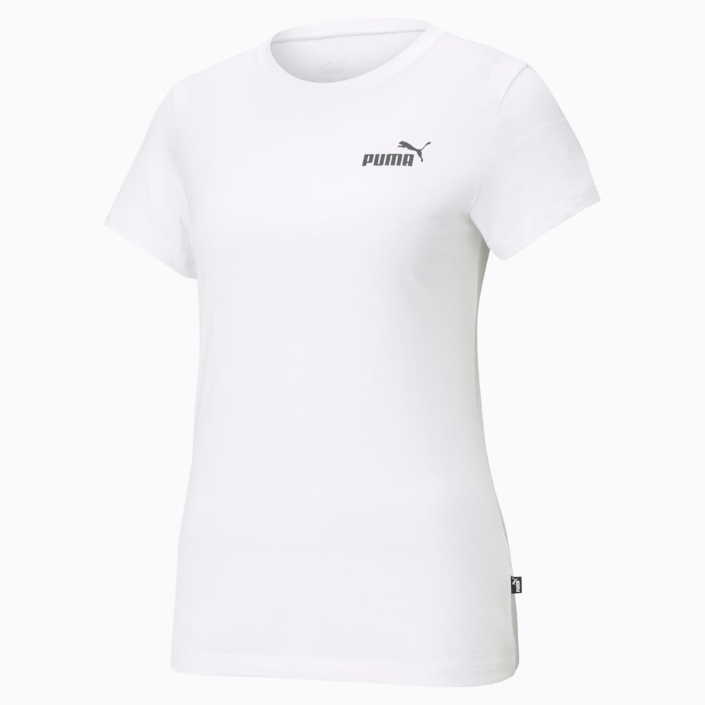 Зображення Puma Футболка Essentials Small Logo Women’s Tee #1: Puma White