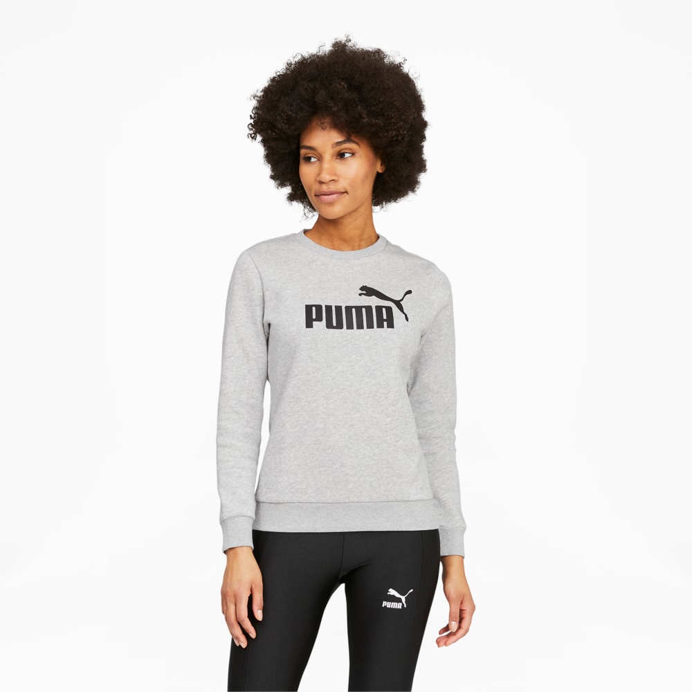 Image PUMA Moletom Essentials Logo Crew Neck Fleece Feminino #1