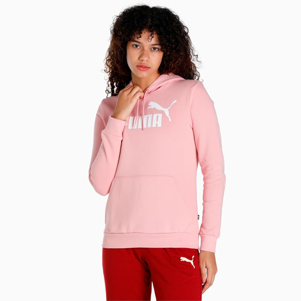 Image PUMA Moletom com Capuz Essentials Logo Fleece Feminino #1