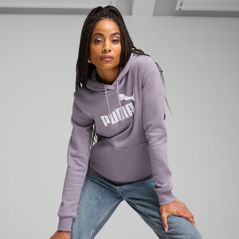 Изображение Puma Толстовка Essentials Logo FL Women's Hoodie #1: Pale Plum