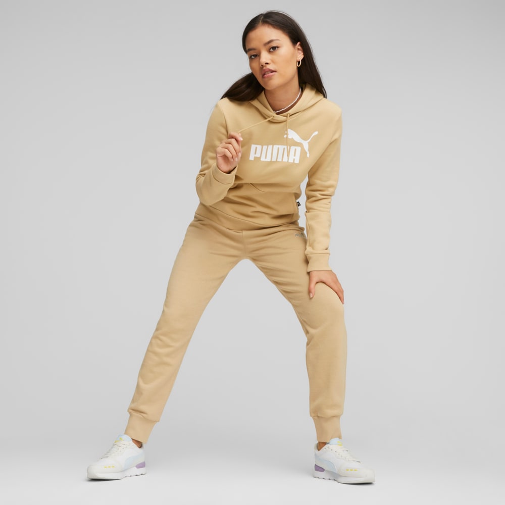 Изображение Puma Толстовка Essentials Logo FL Women's Hoodie #2: Sand Dune