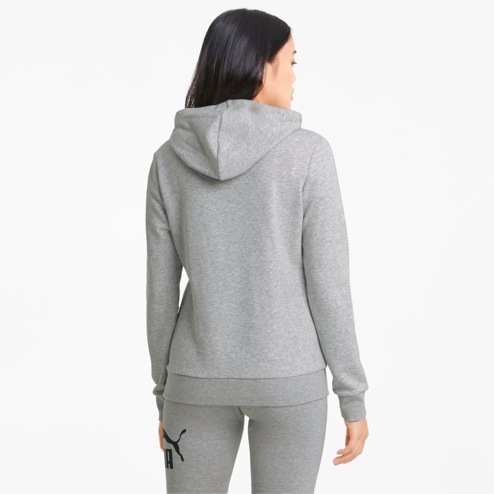 Изображение Puma Толстовка Essentials Logo Women's Hoodie #2: light gray heather