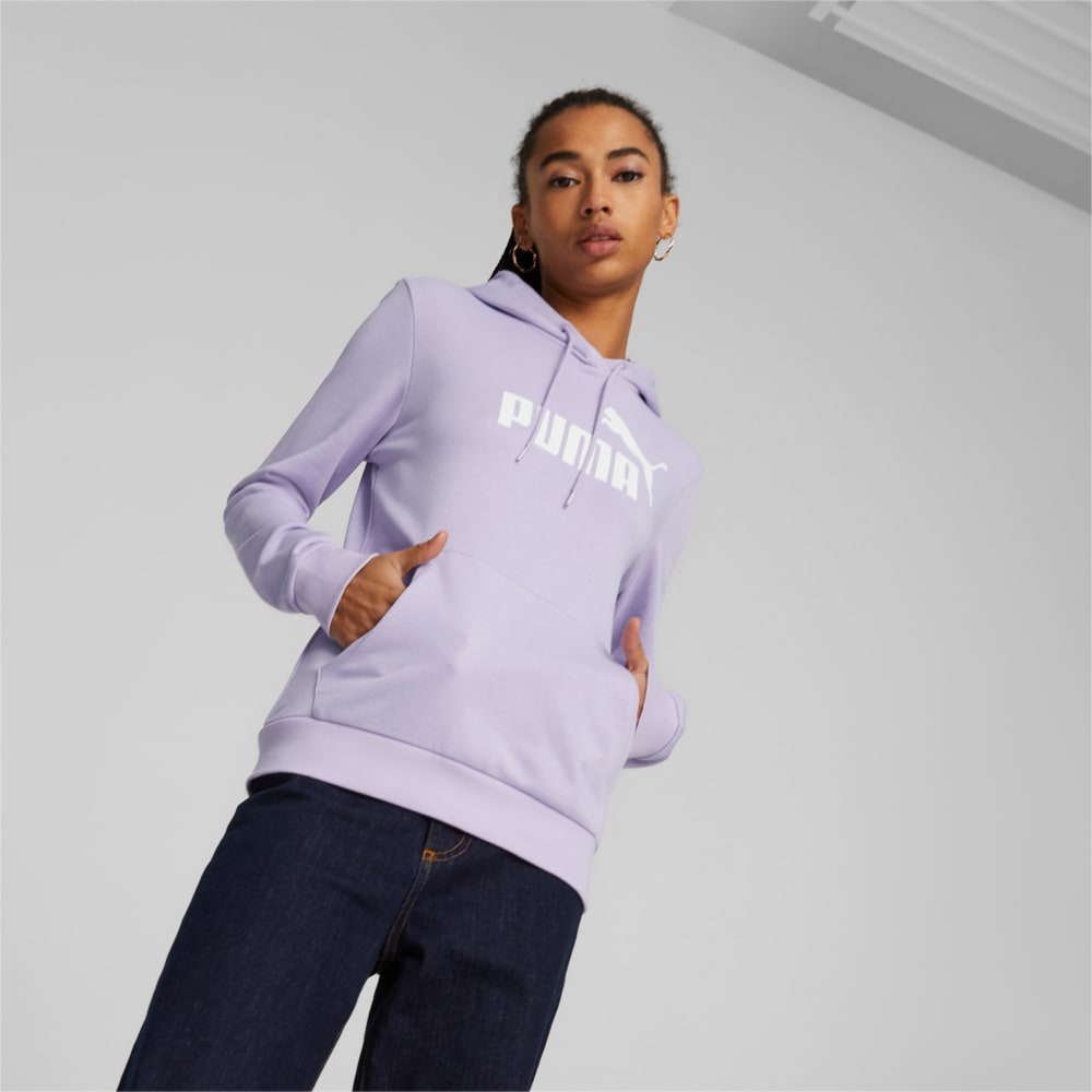 Зображення Puma Толстовка Essentials Big Logo Women's Hoodie #1: Vivid Violet