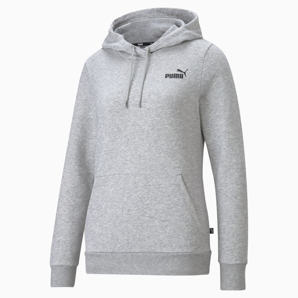 Изображение Puma Худи Essentials Small Logo Women’s Hoodie #1: light gray heather