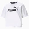 Зображення Puma Топ Essentials Logo Cropped Women's Tee #4: Puma White