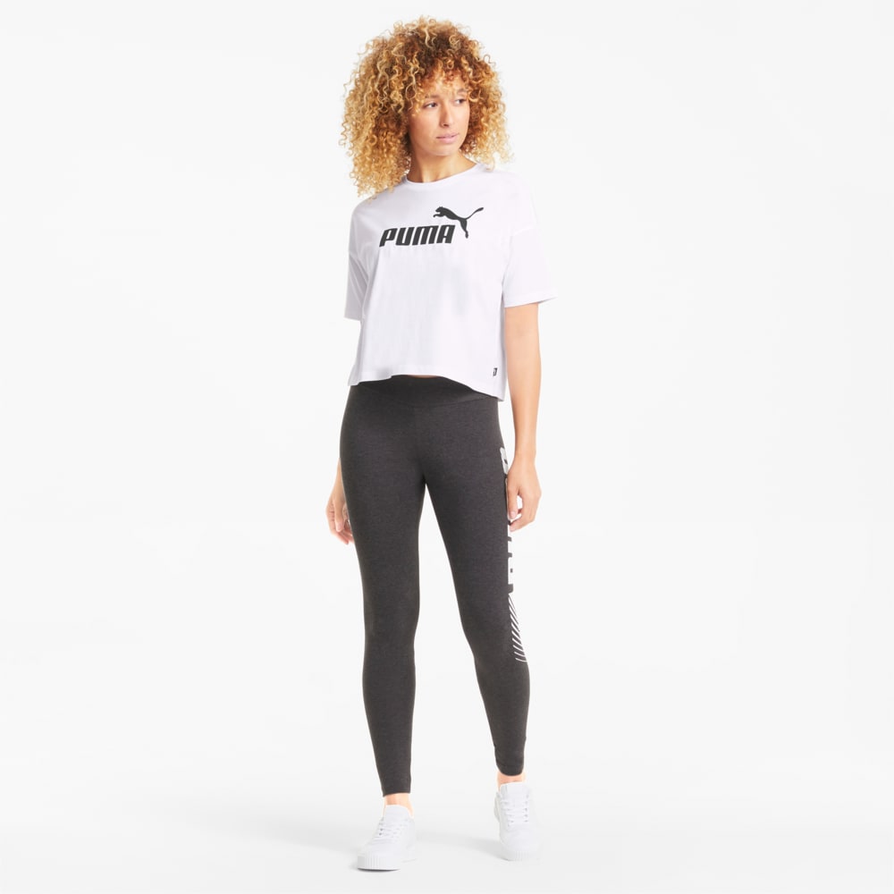 

PUMA - female - Топ Essentials Logo Cropped Women's Tee – Puma White –, Белый