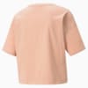 Изображение Puma Футболка Essentials Logo Cropped Women's Tee #5: Rosette