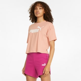 Изображение Puma Футболка Essentials Logo Cropped Women's Tee