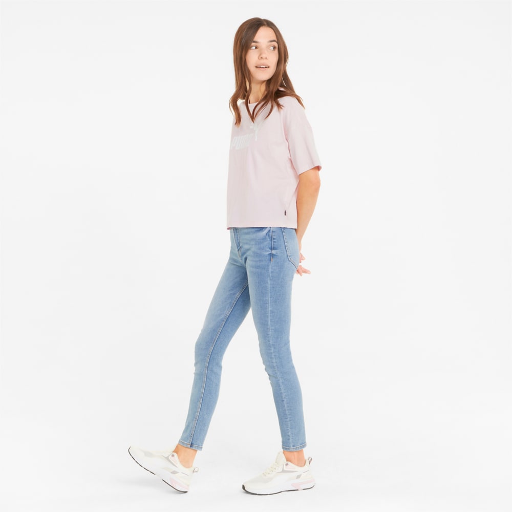 

PUMA - female - Топ Essentials Logo Cropped Women's Tee – Chalk Pink –, Розовый