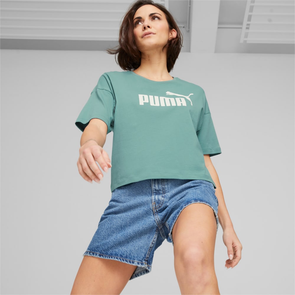 Camiseta cropped puma hotsell