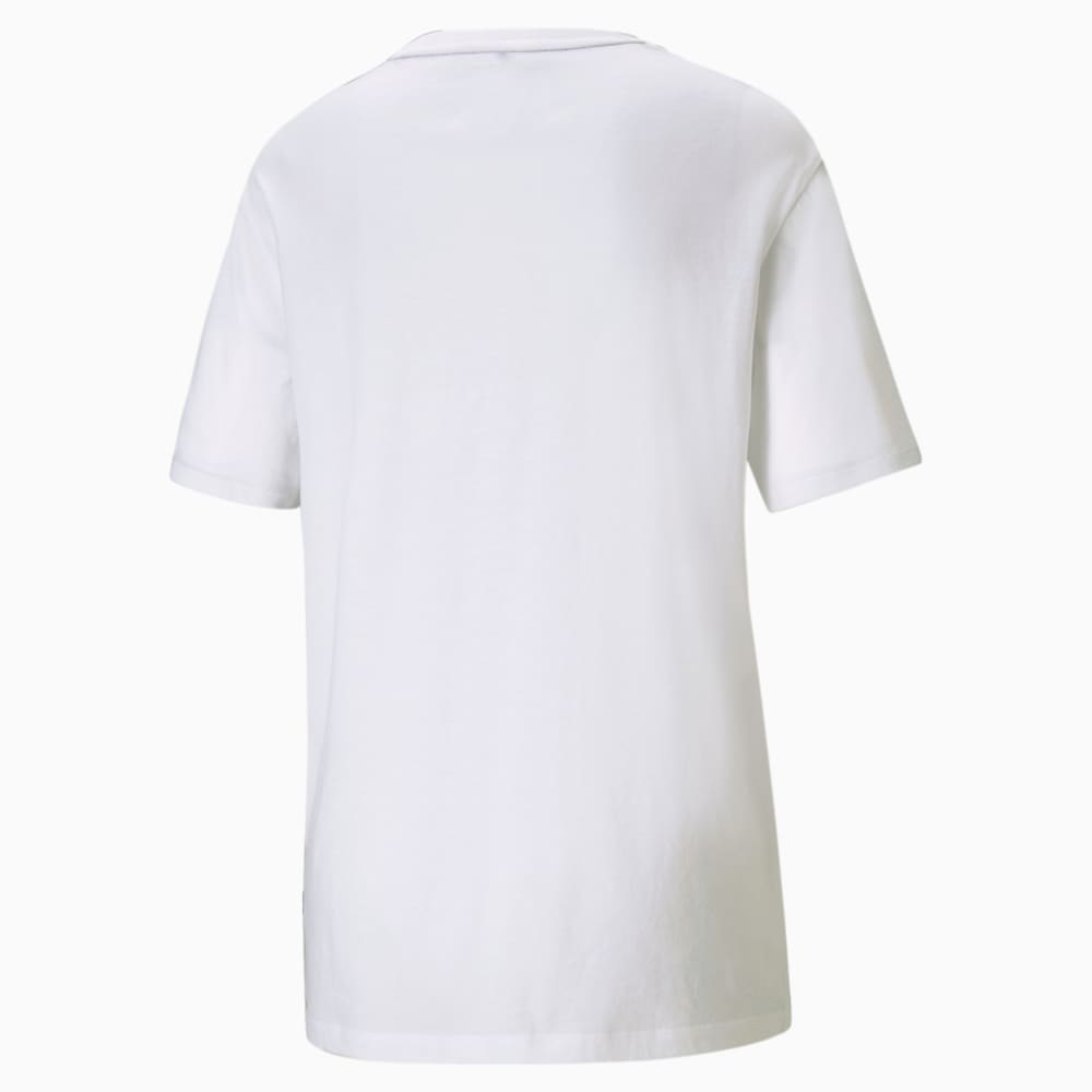 Изображение Puma Футболка Essentials Logo Boyfriend Women's Tee #2: Puma White