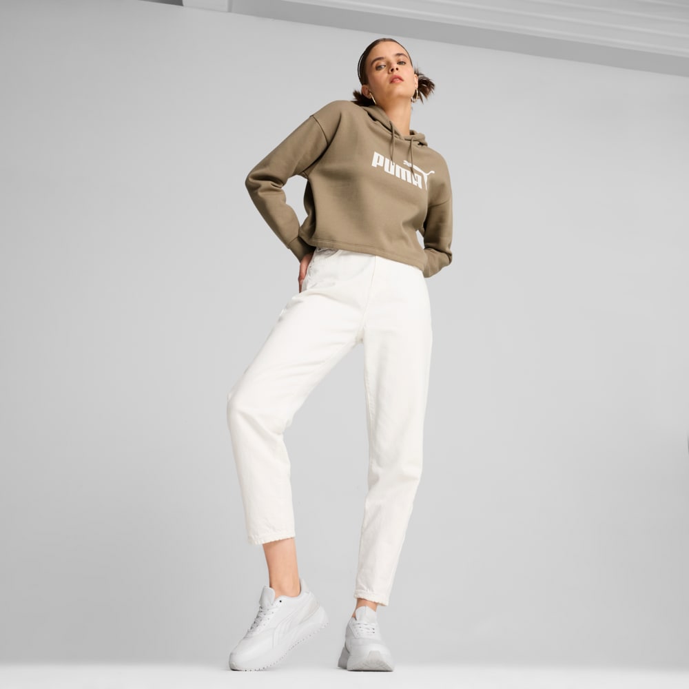 Image PUMA Moletom com Capuz Essentials Cropped Logo Fleece Feminino #2