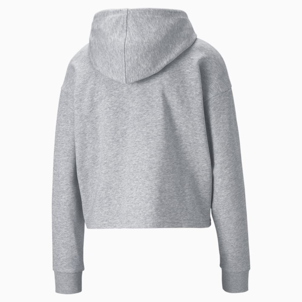 Image PUMA Moletom com Capuz Essentials Logo Cropped Feminino #4