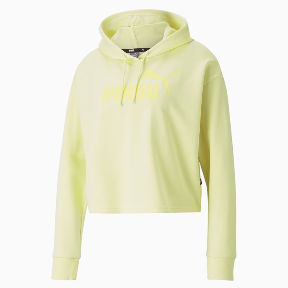 Зображення Puma Толстовка Essentials Logo Cropped Women's Hoodie #1: Yellow Pear