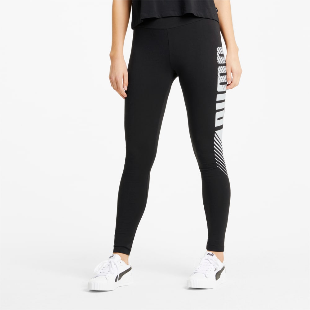 Зображення Puma Легінси Essentials Graphic Women's Leggings #1: Puma Black