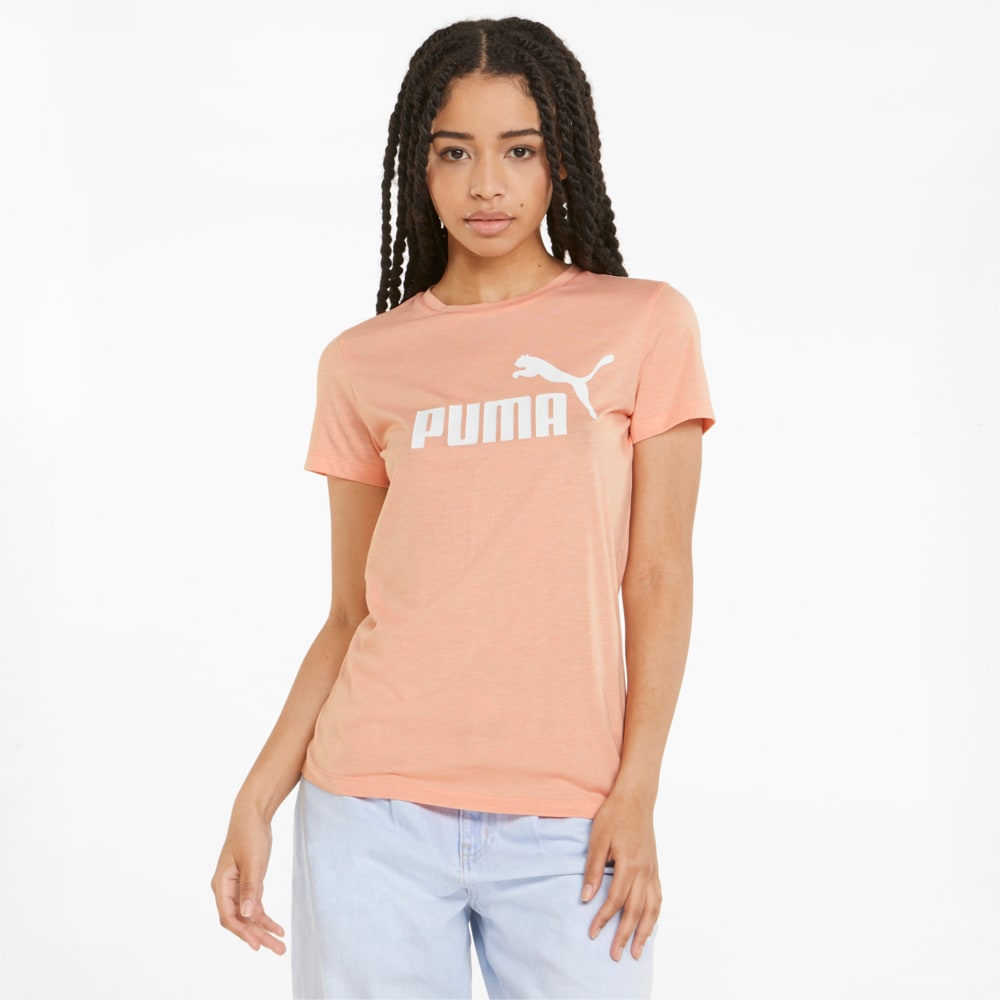 фото Футболка essentials logo heather women's tee puma