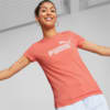 Image PUMA Camiseta Essentials Logo Heather Feminina #1