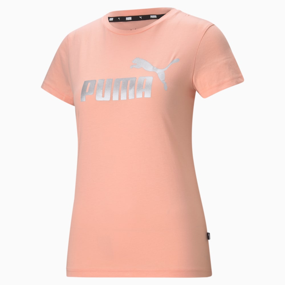 фото Футболка essentials+ metallic logo women's tee puma