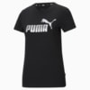 Зображення Puma Футболка Essentials+ Metallic Logo Women's Tee #4: Puma Black-Silver