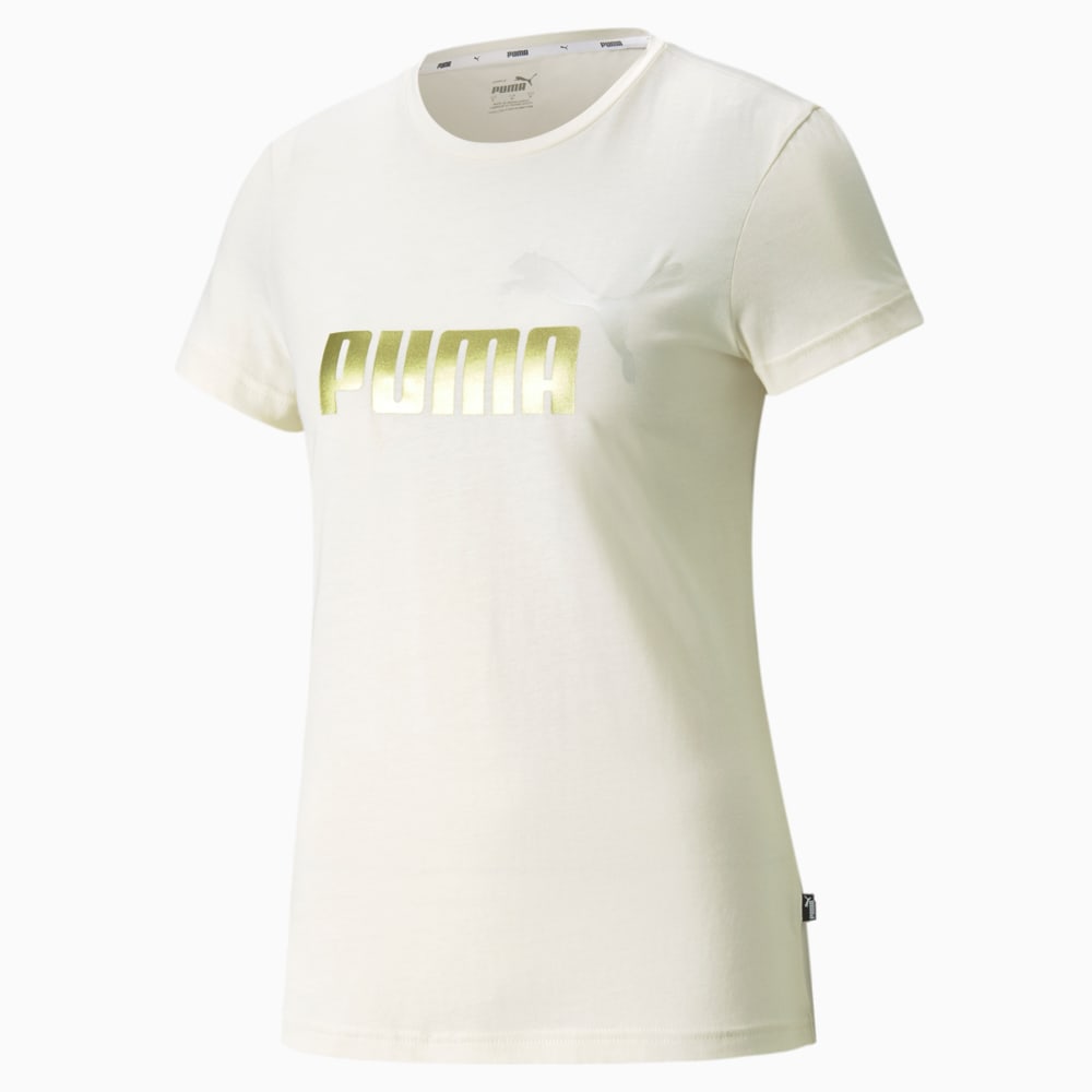 фото Футболка essentials+ metallic logo women's tee puma