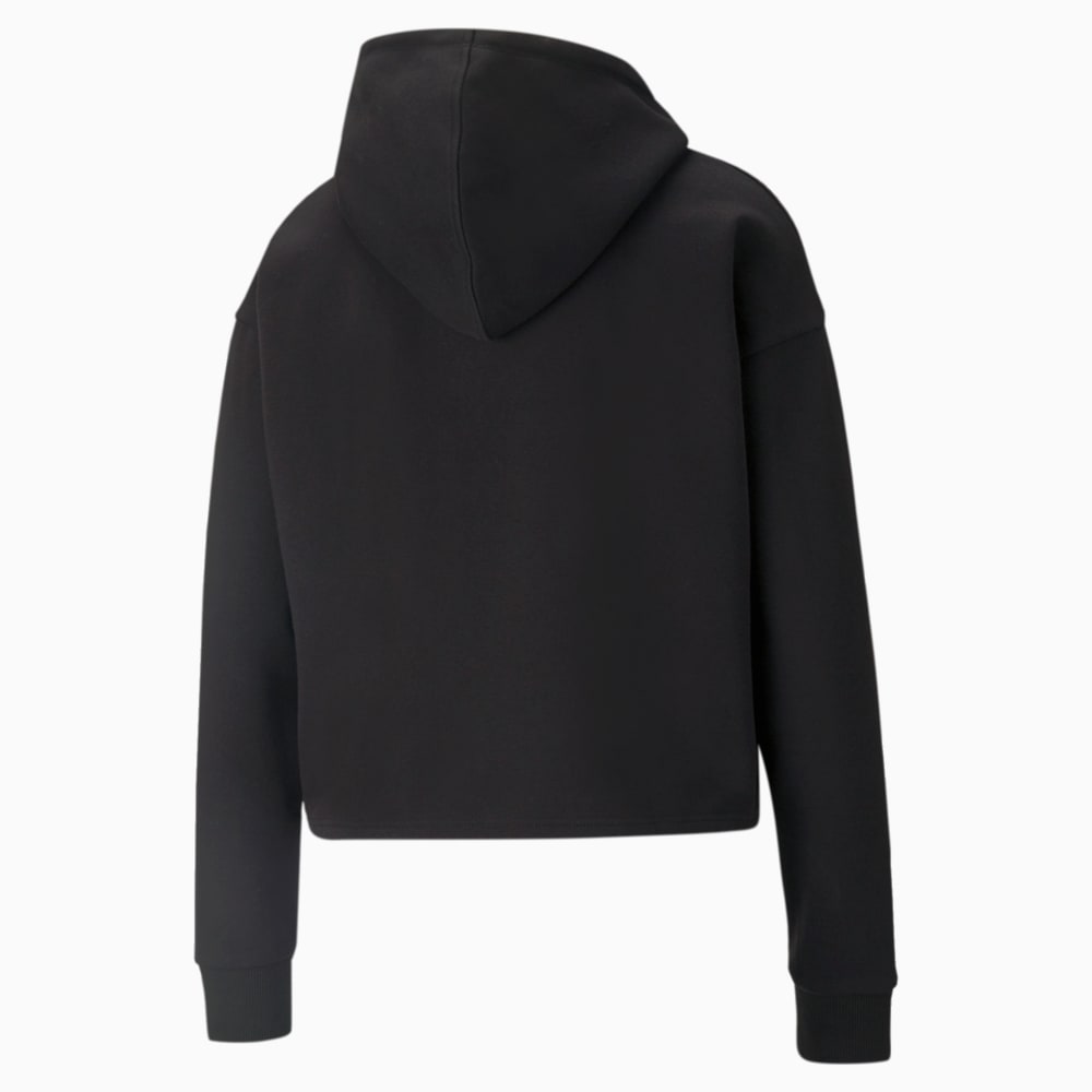 

PUMA - female - Толстовка Essentials+ Cropped Metallic Women's Hoodie – Puma Black-GOLD –, Черный