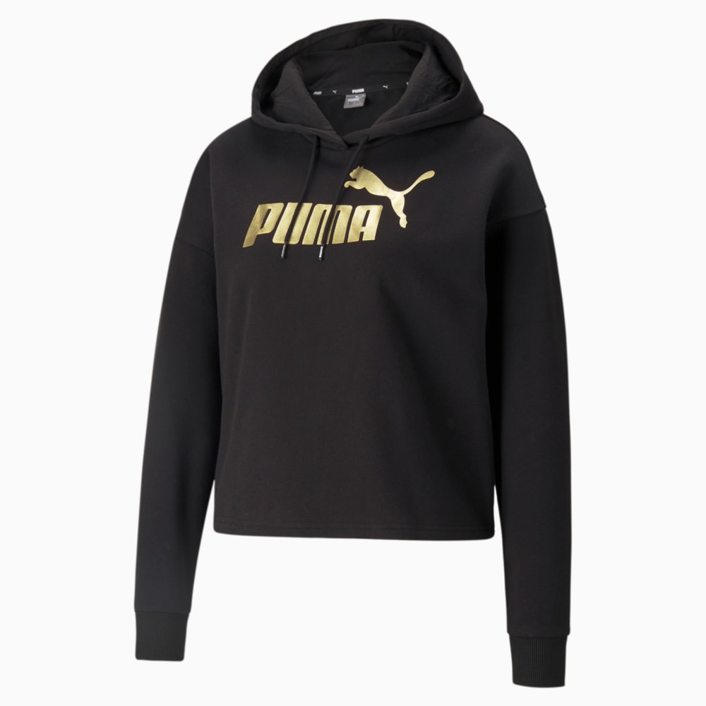 Puma black hot sale and gold hoodie