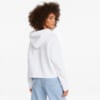 Изображение Puma Толстовка Essentials+ Cropped Metallic Women's Hoodie #2: Puma White-Silver