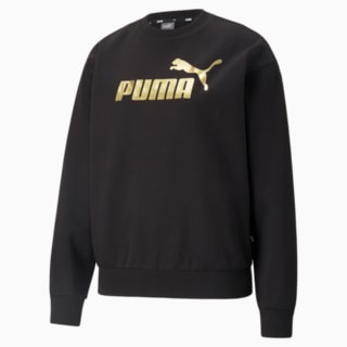 Изображение Puma Толстовка Essentials+ Metallic Logo Crew Neck Women's Sweatshirt