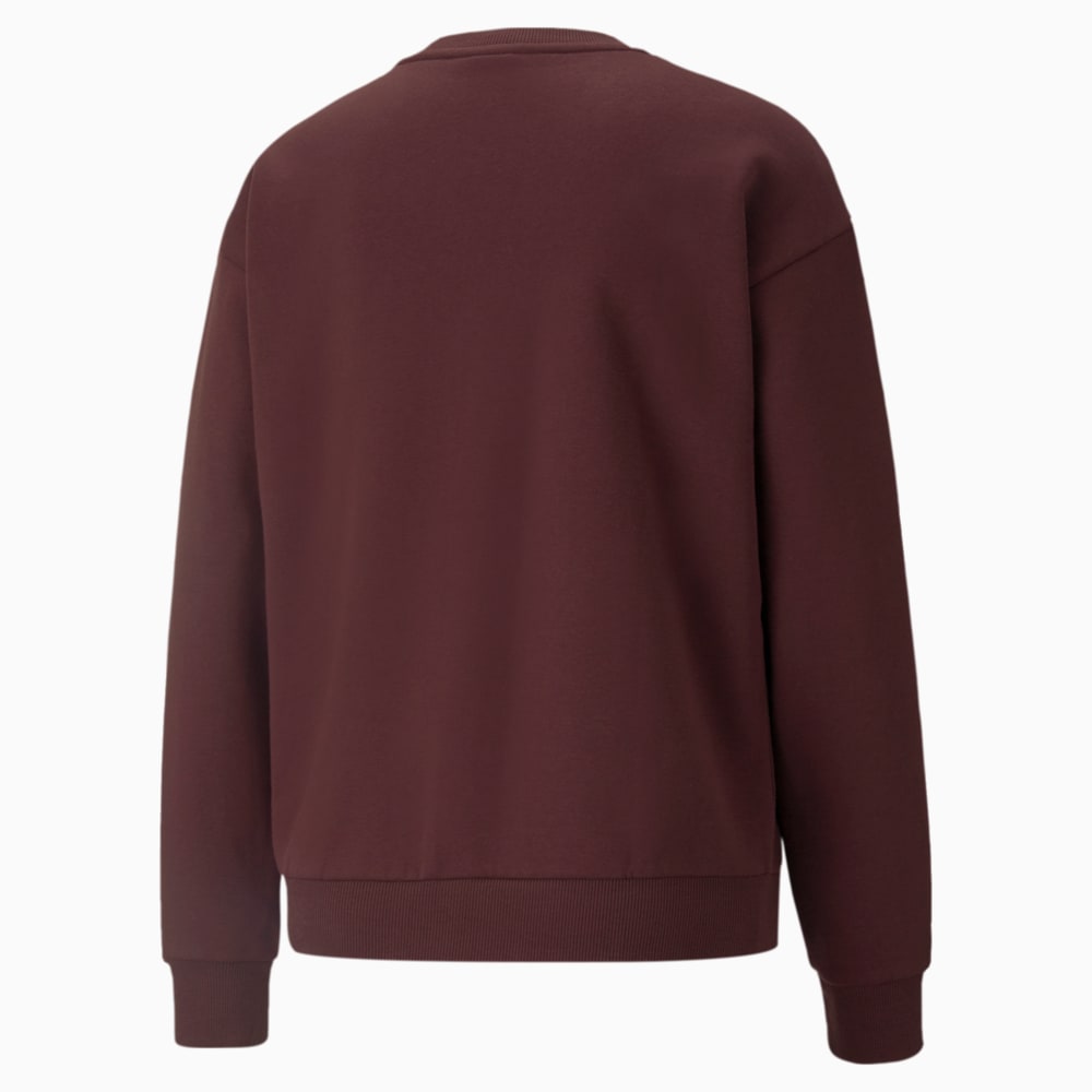 фото Толстовка essentials+ metallic logo crew neck women's sweatshirt puma