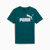 Изображение Puma Детская футболка Essentials Logo Youth Tee #4: Cold Green