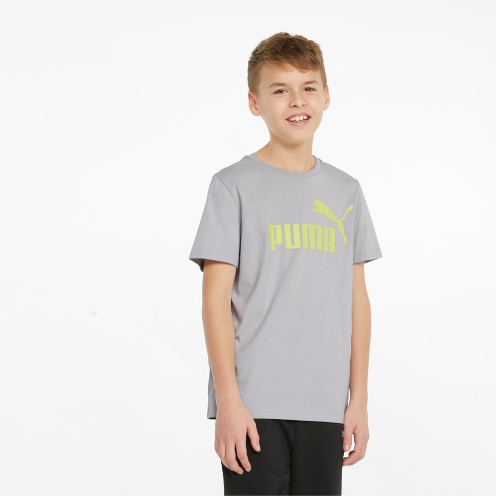 Изображение Puma Детская футболка Essentials Logo Youth Tee #1