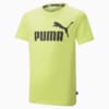 Изображение Puma Детская футболка Essentials Logo Youth Tee #1: Lemon Sherbert