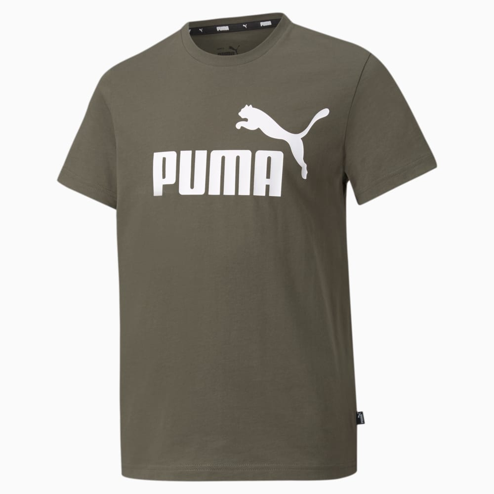 Зображення Puma Дитяча футболка Essentials Logo Youth Tee #1: Grape Leaf