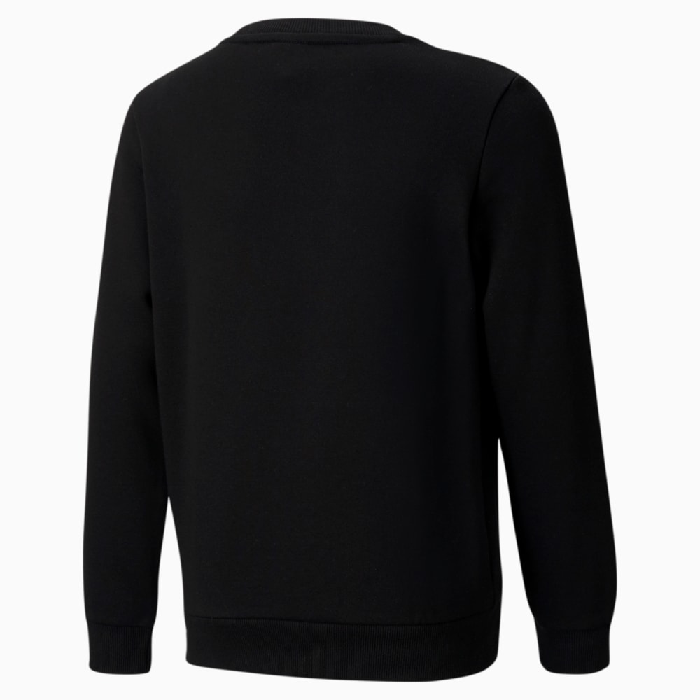 Зображення Puma Дитяча толстовка Essentials Big Logo Crew Neck Youth Sweatshirt #2: Puma Black