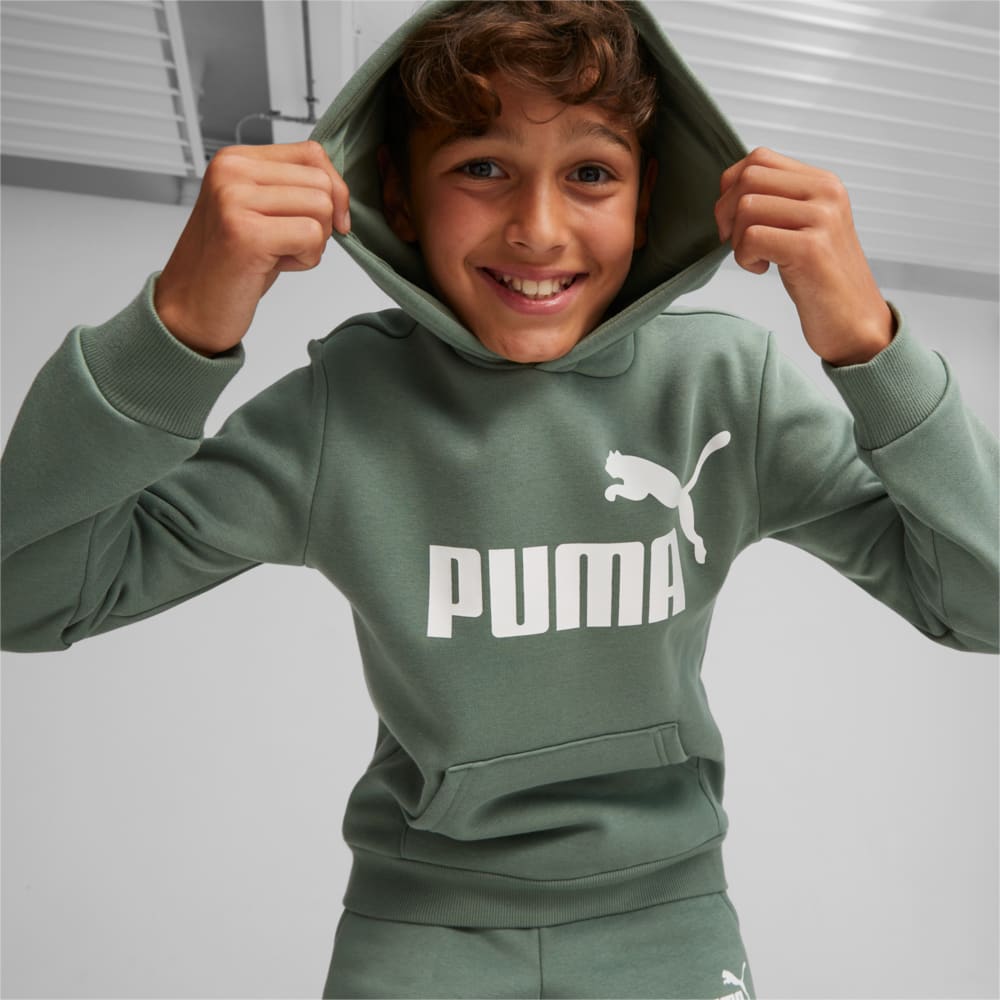 Imagen PUMA Polerón juvenil con capucha y logotipo grande Essentials #1