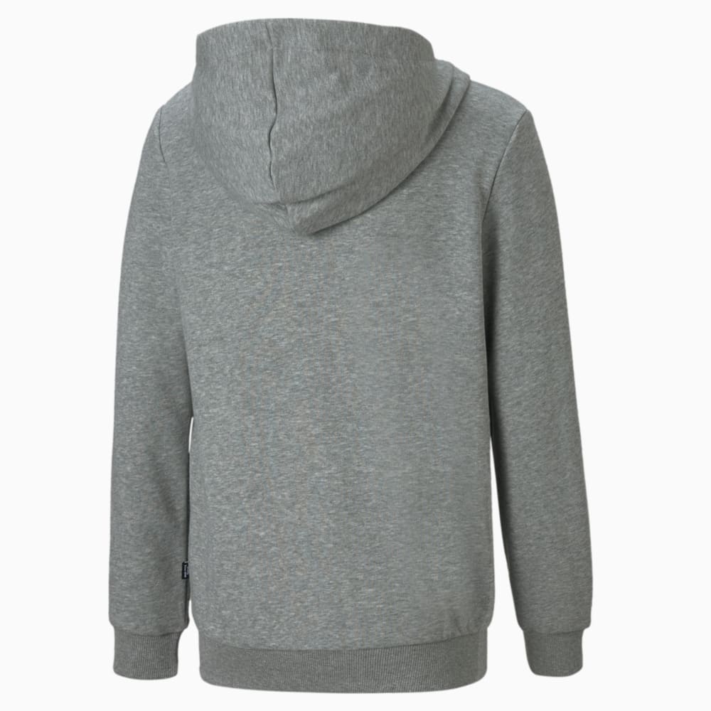 Зображення Puma Дитяча толстовка Essentials Big Logo Full-Zip Youth Hoodie #2: Medium Gray Heather