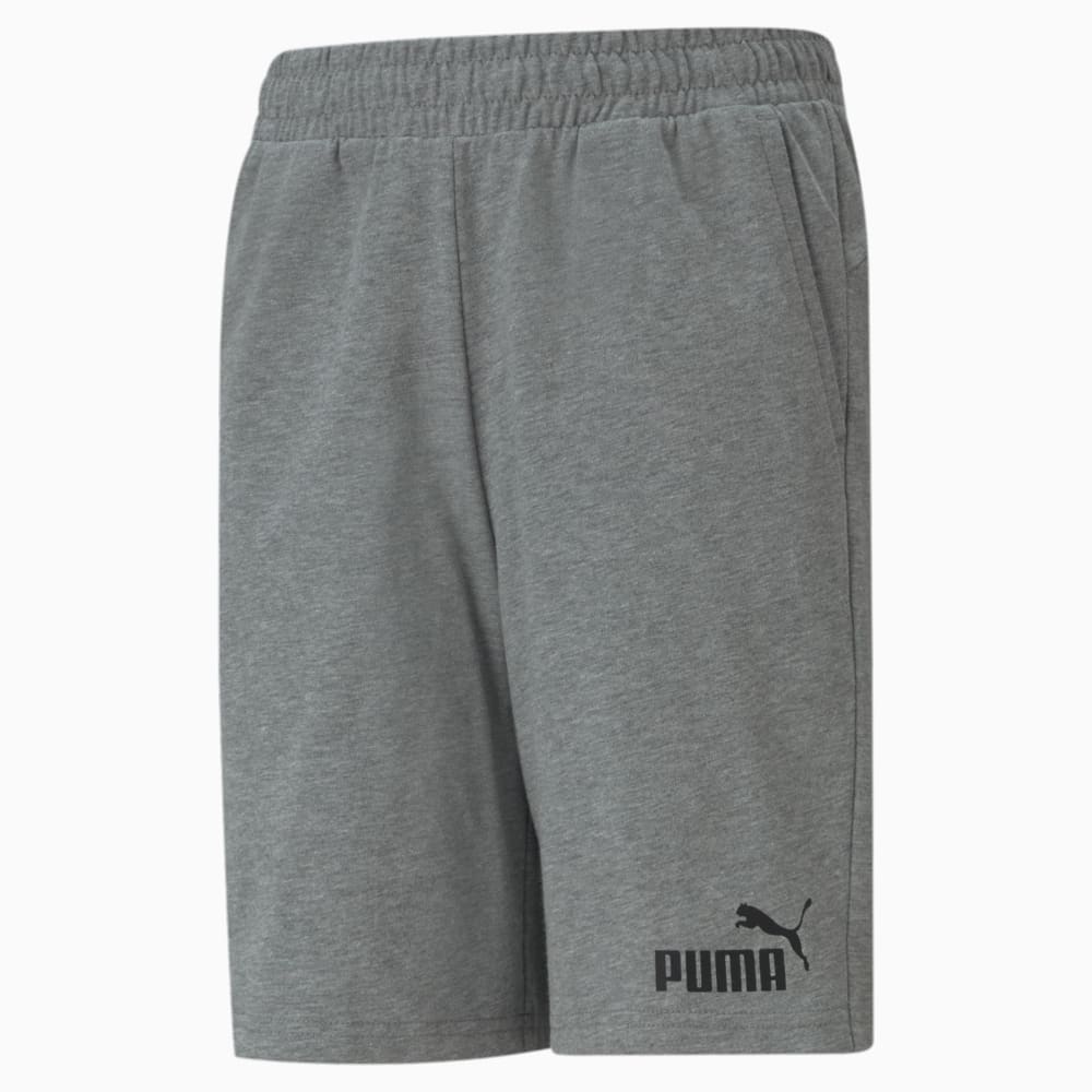 Изображение Puma Детские шорты Essentials Jersey Youth Shorts #1: Medium Gray Heather