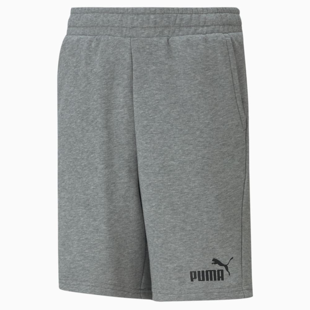 Изображение Puma Детские шорты Essentials Youth Sweat Shorts #1: Medium Gray Heather