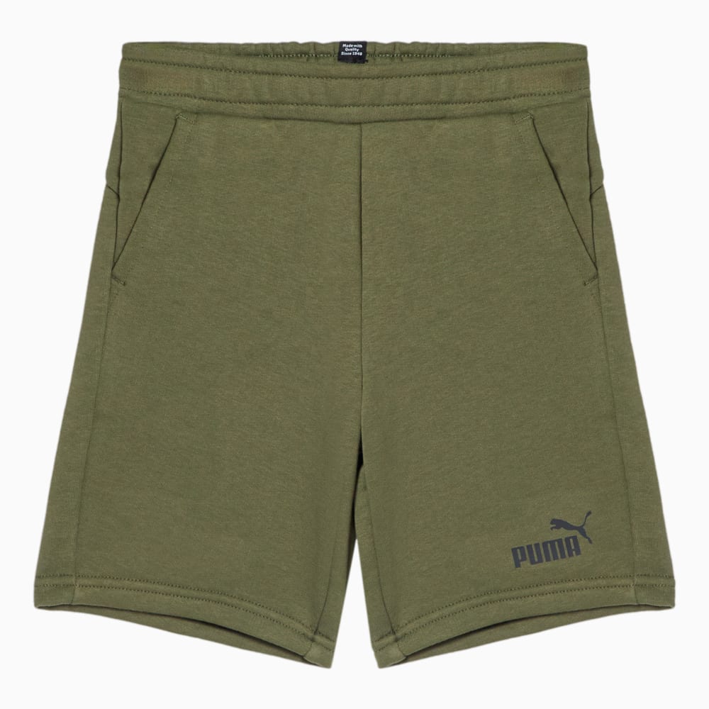 Изображение Puma Детские шорты Essentials Youth Sweat Shorts #1: Green Moss