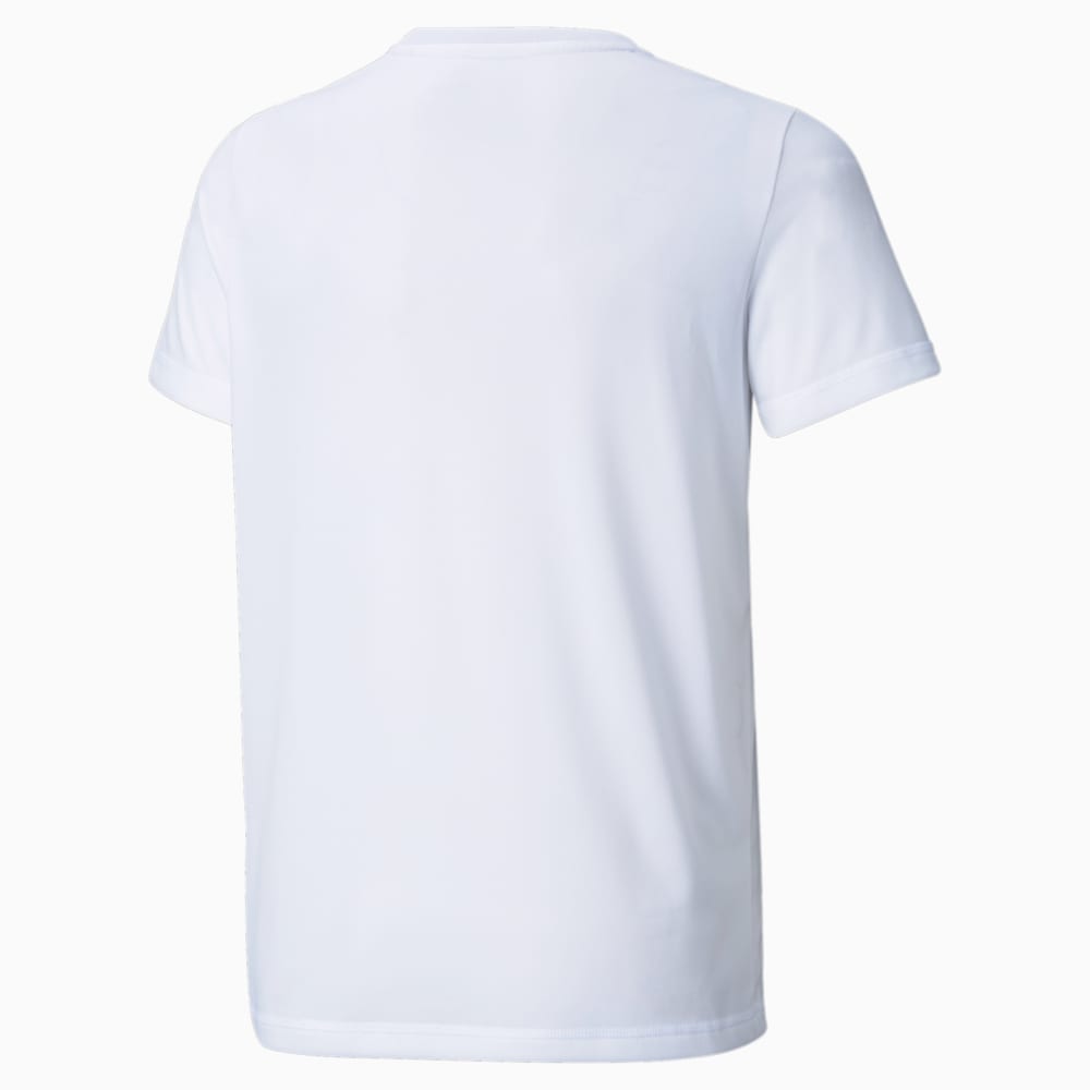 Изображение Puma Детская футболка Active Small Logo Youth Tee #2: Puma White