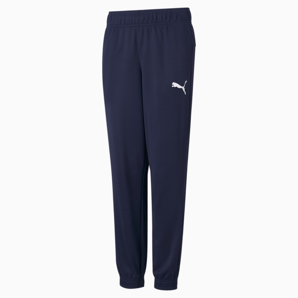 Изображение Puma Детские штаны Active Tricot Youth Sweatpants #1: Peacoat