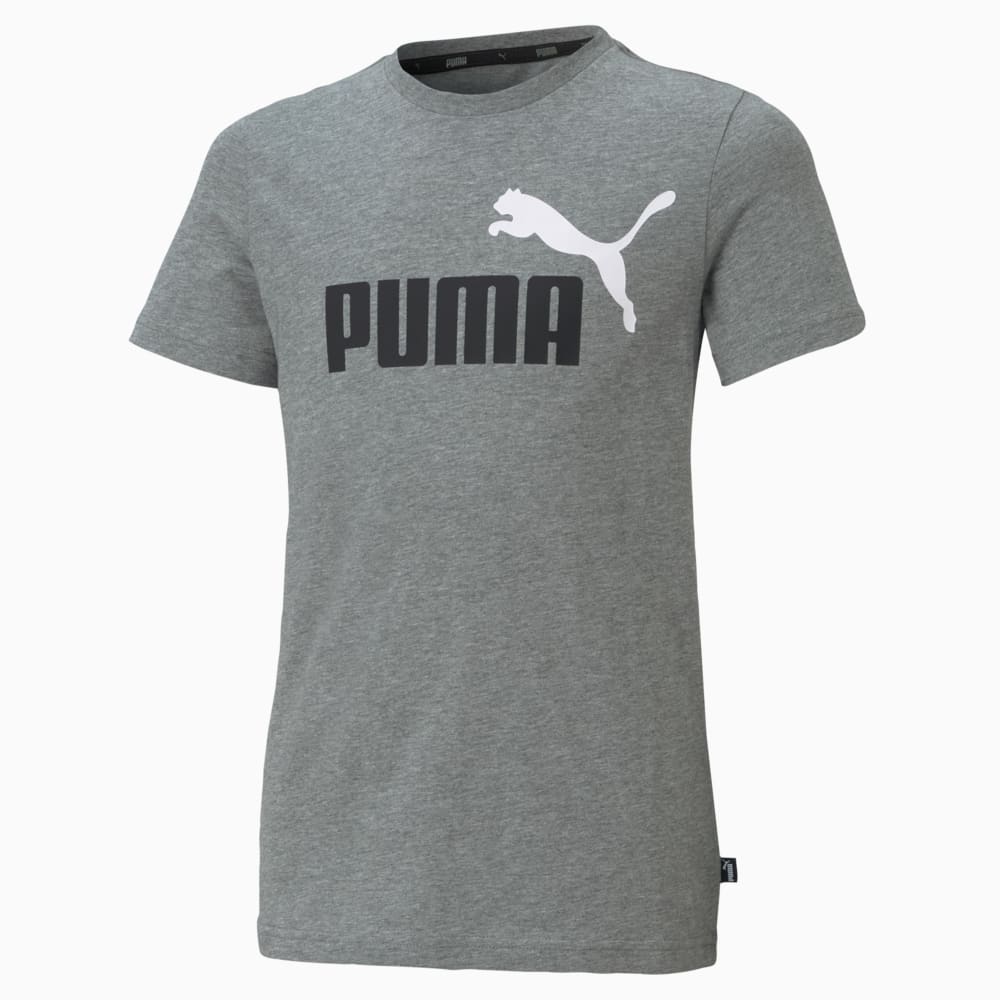 Imagen PUMA Polera juvenil de dos tonos con logotipo Essentials+ #1