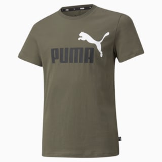 Изображение Puma Детская футболка Essentials+ Two-Tone Logo Youth Tee