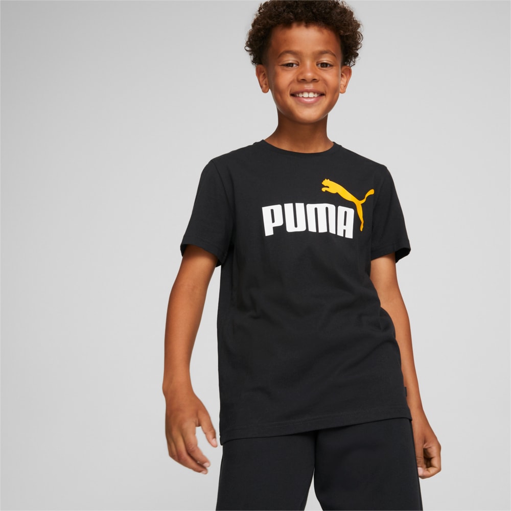 Image PUMA Camiseta Essentials+ Two-Tone Logo Juvenil #1